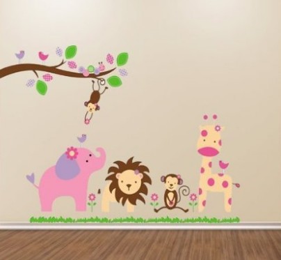 Jungle Animal Wall Decals just $6.47 Shipped!