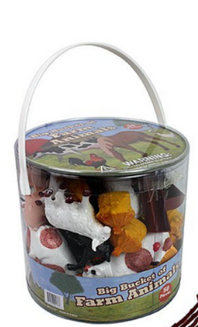 Save 50% off Big Bucket of Farm Animals! Get in Time for Easter Basket!