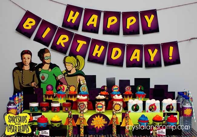 Super Hero Birthday Party