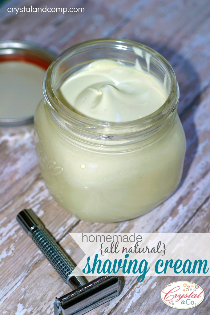homemade shaving cream that is all natural