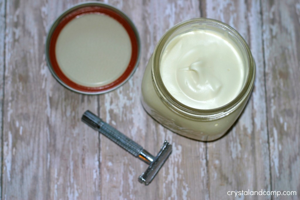 make shaving cream at home with essential oils