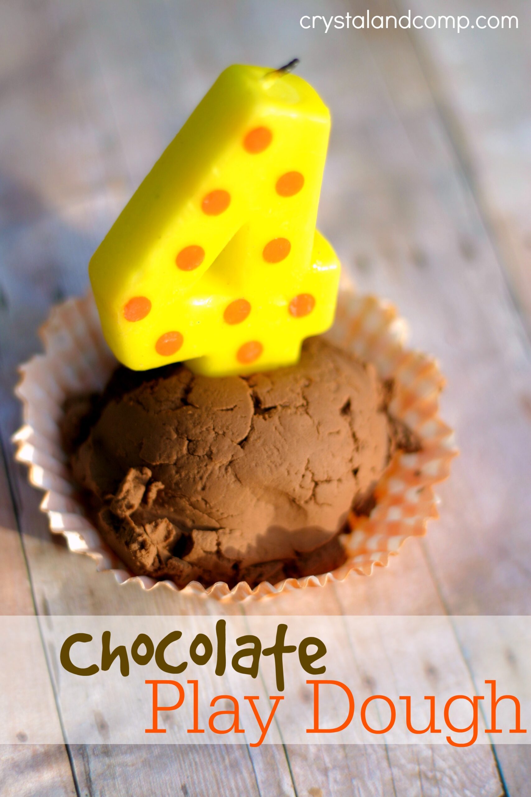 Easy Chocolate Play Dough (3 Ingredients)