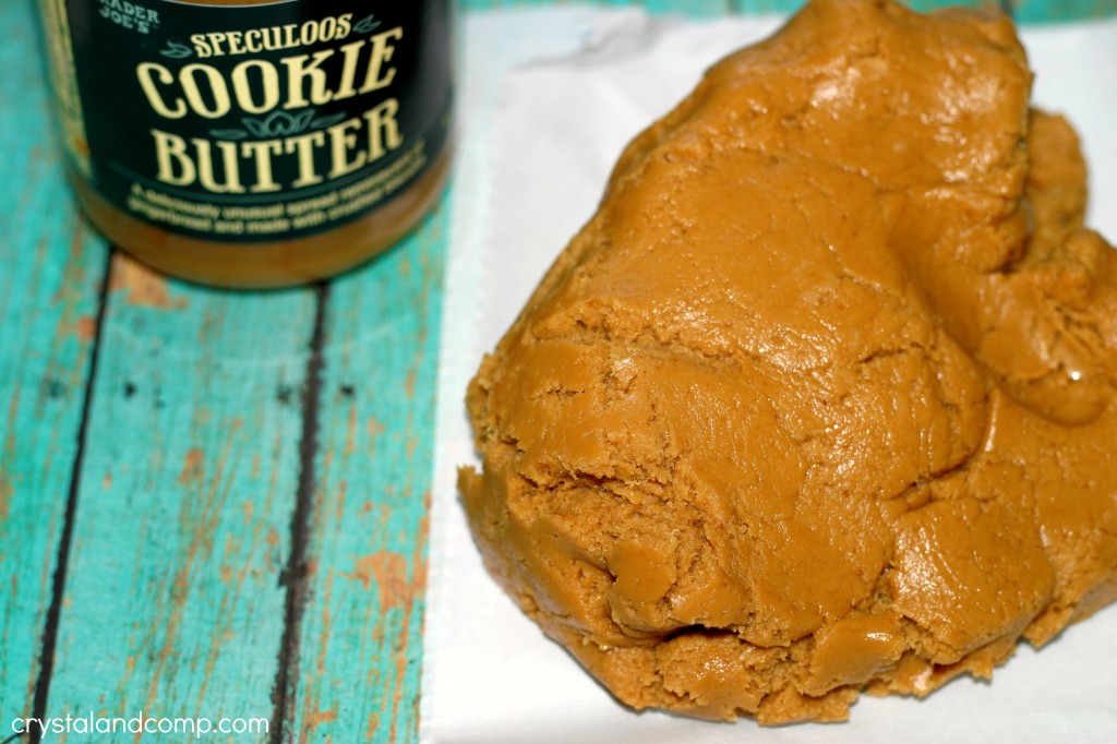 use trader joes cookie butter to make edible play dough