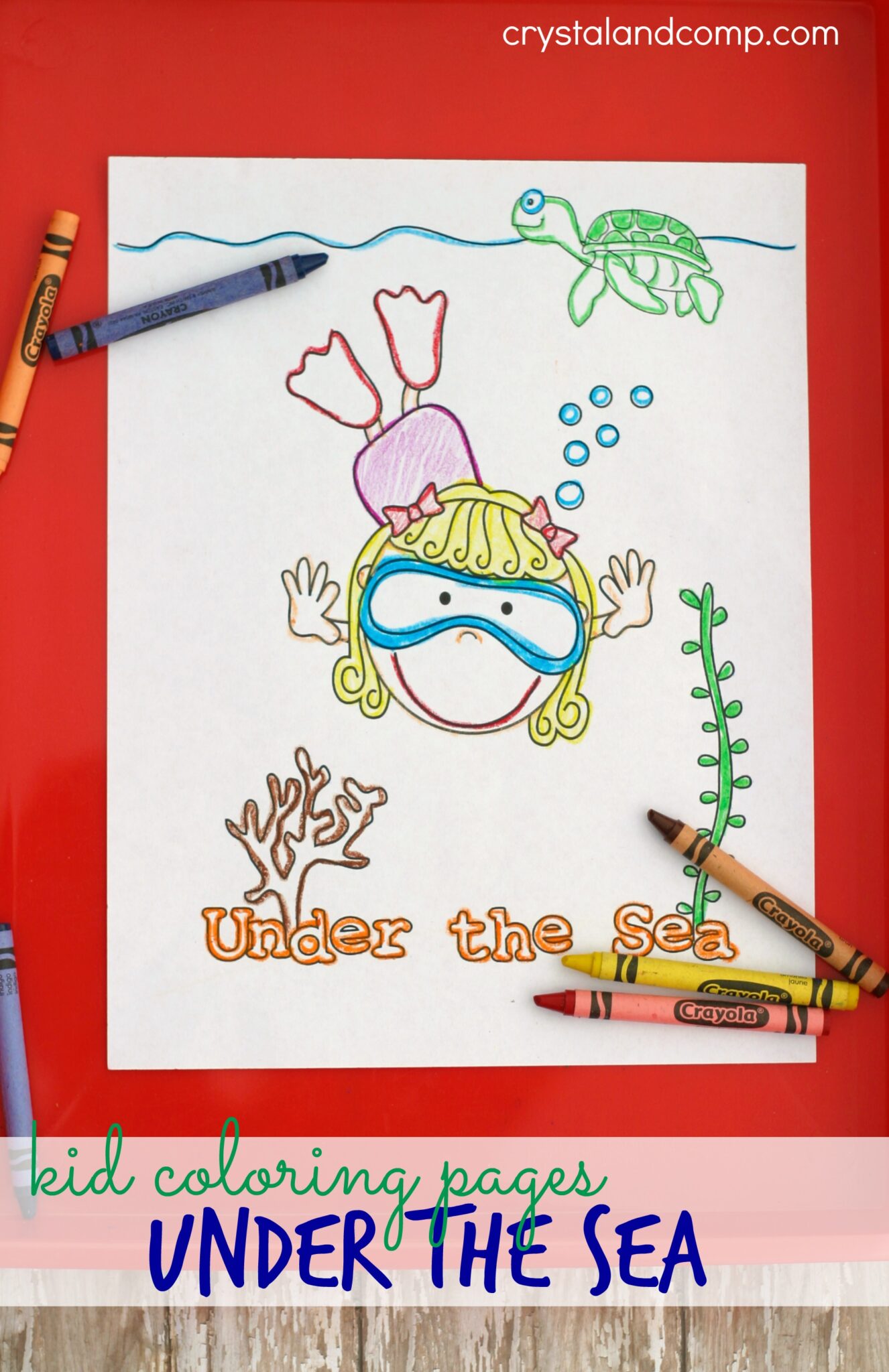 Kid Color Pages: Under the Sea - CrystalandComp.com