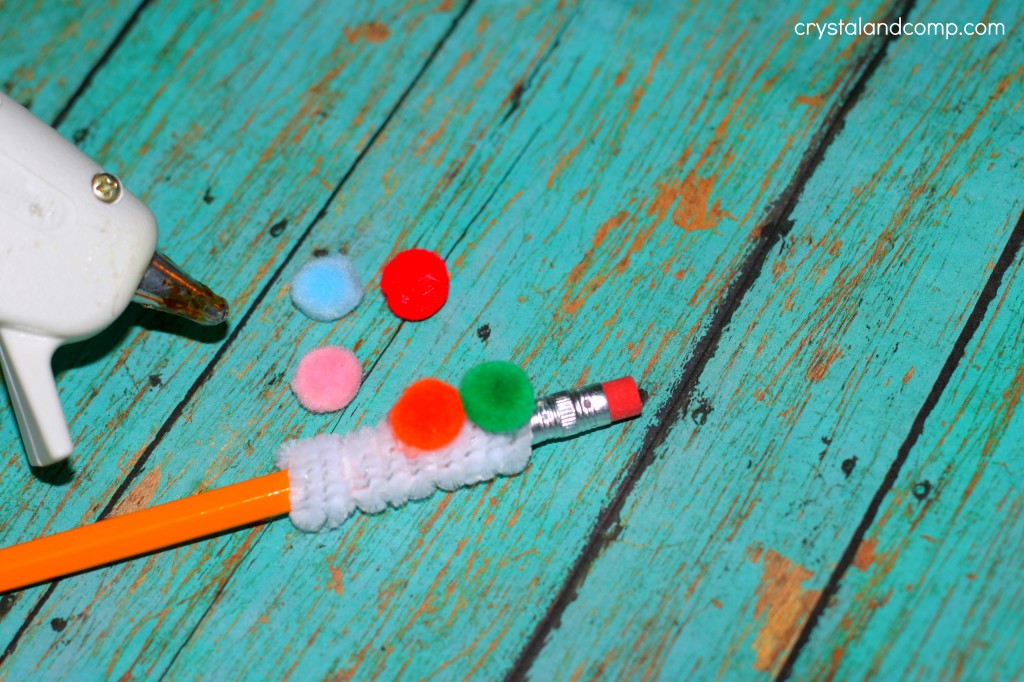 DIY pencil toppers