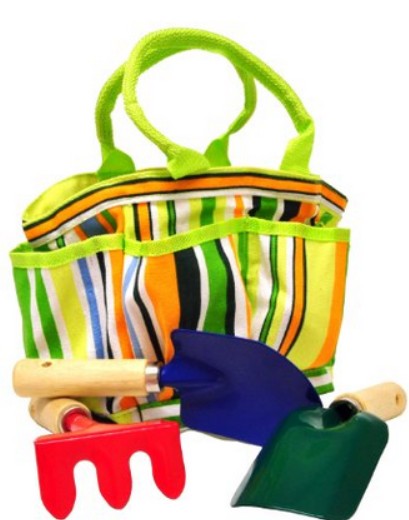 Save Over 40% off Cute Kids Garden Tool Set with Tote