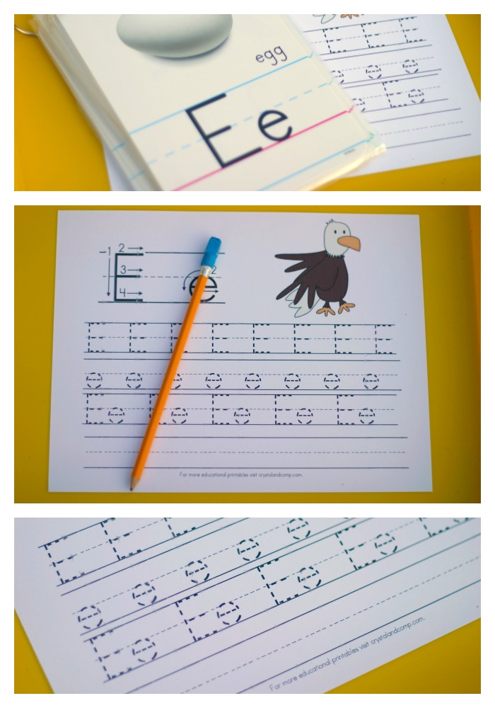 Handwriting Practice for Kids: E is for Eagle
