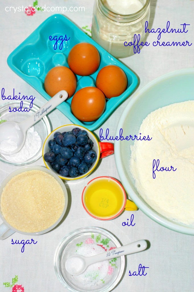 how to make hazelnut blueberry muffins