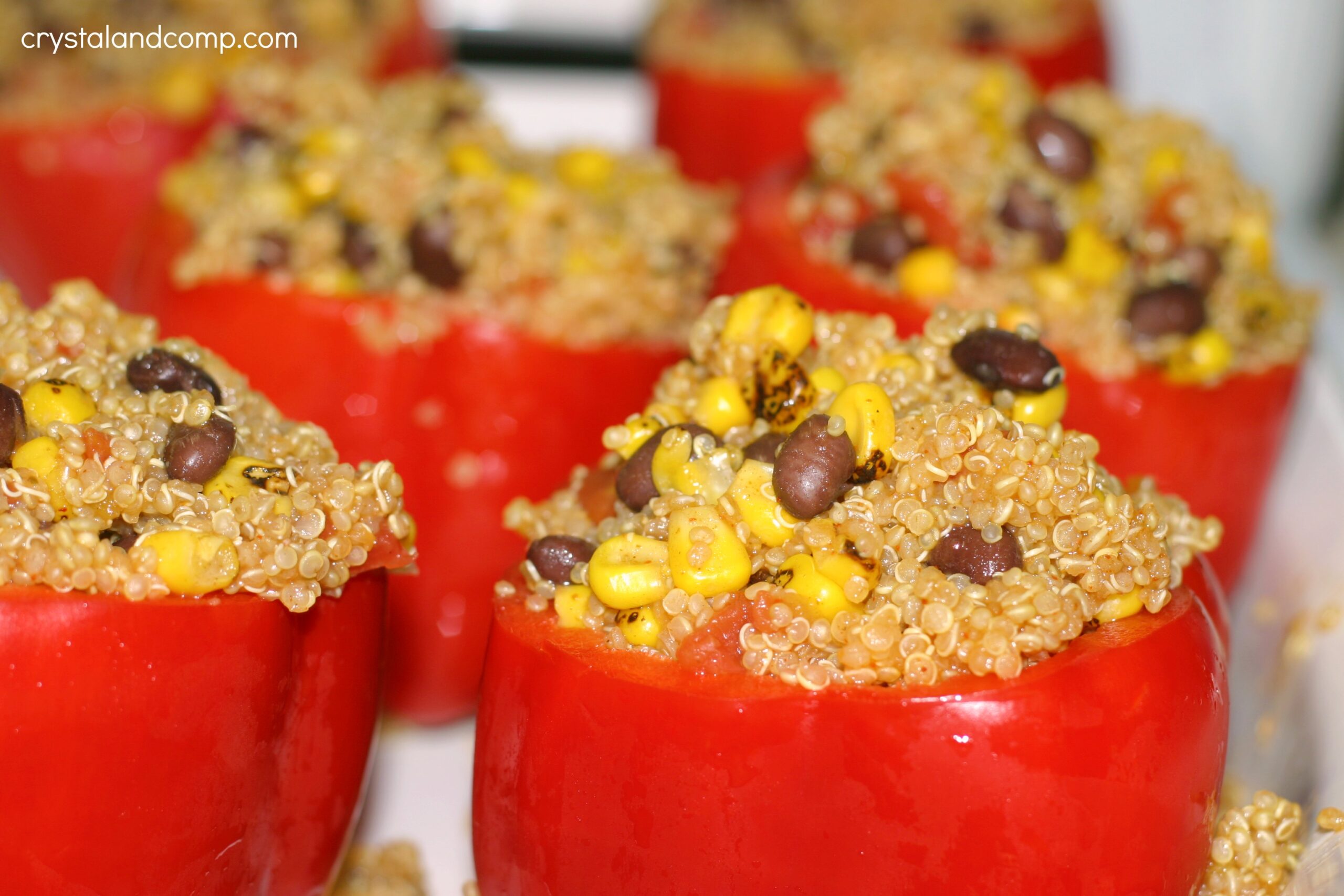 Easy Recipes: Tex Mex Stuffed Bell Peppers (with Quinoa)