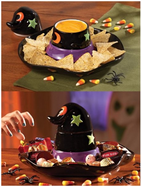 Witch Hat Halloween Chip And Dip Set only $10.97!