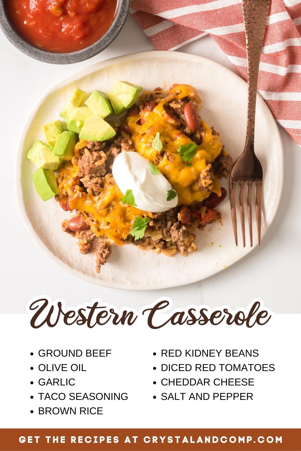 western casserole ingredient list