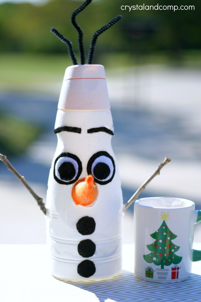olaf frozen christmas craft