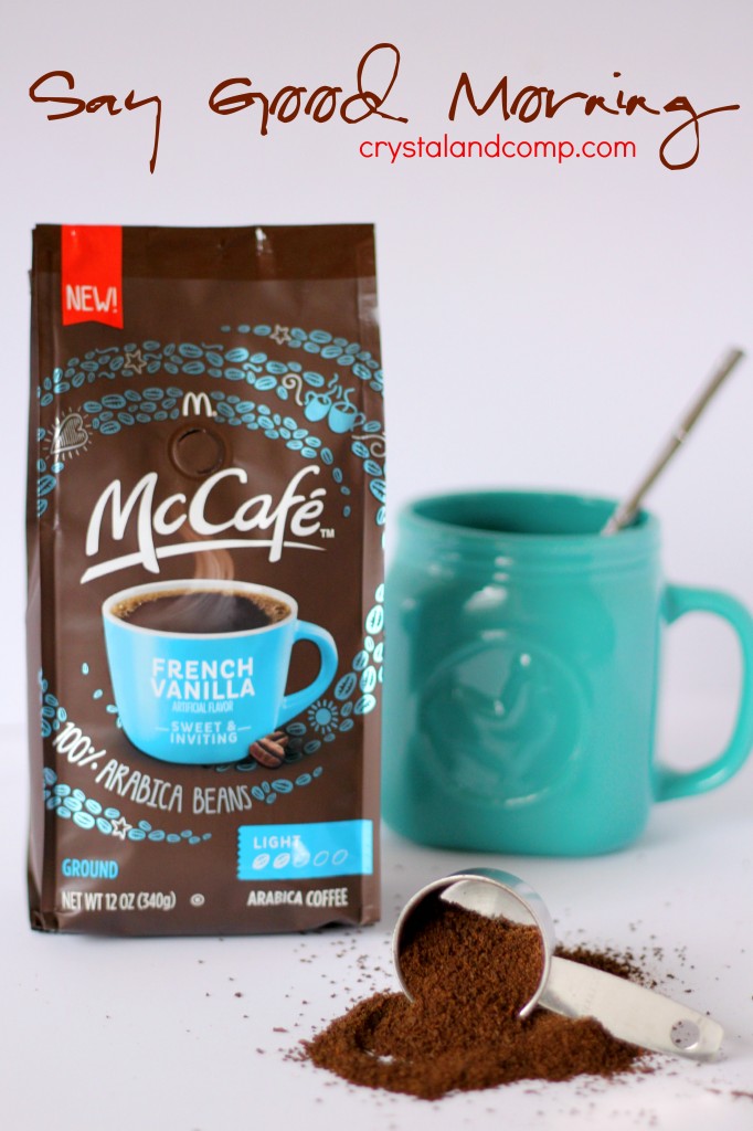 good morning with mccafe coffee at home