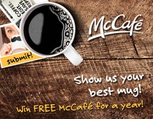 mccafe coffee cup campaign