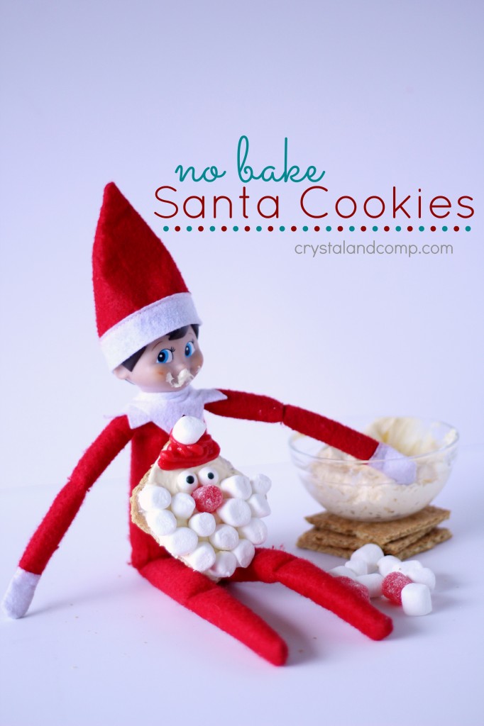 no bake santa cookies