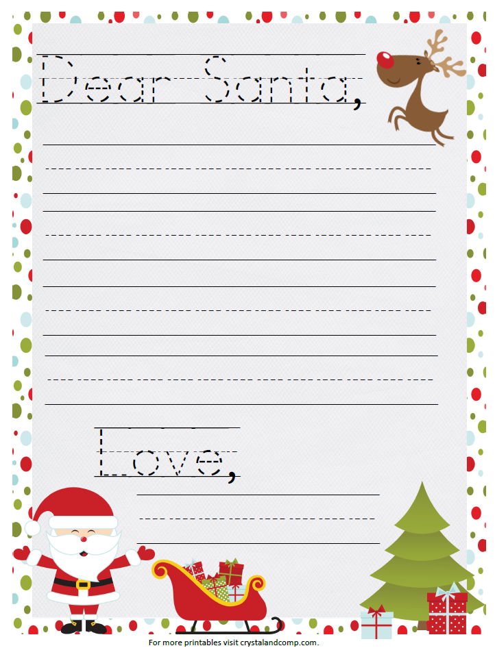 Letter To Santa Paper Printable Get What You Need For Free