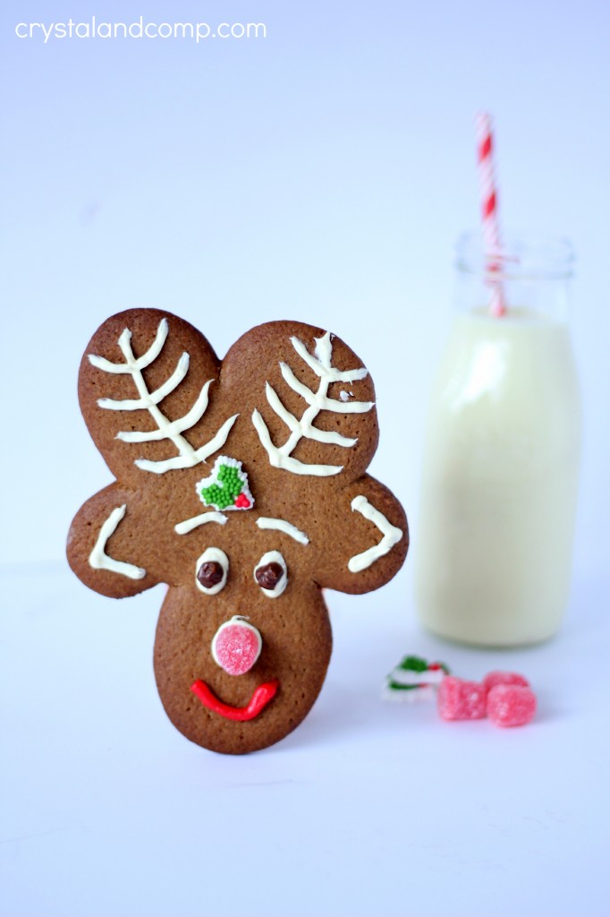 reindeer Christmas cookies for Santa