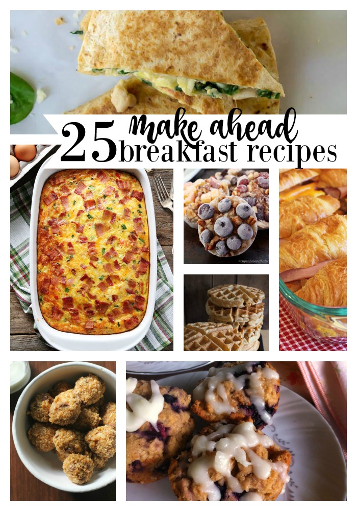 25 make ahead breakfast recipes