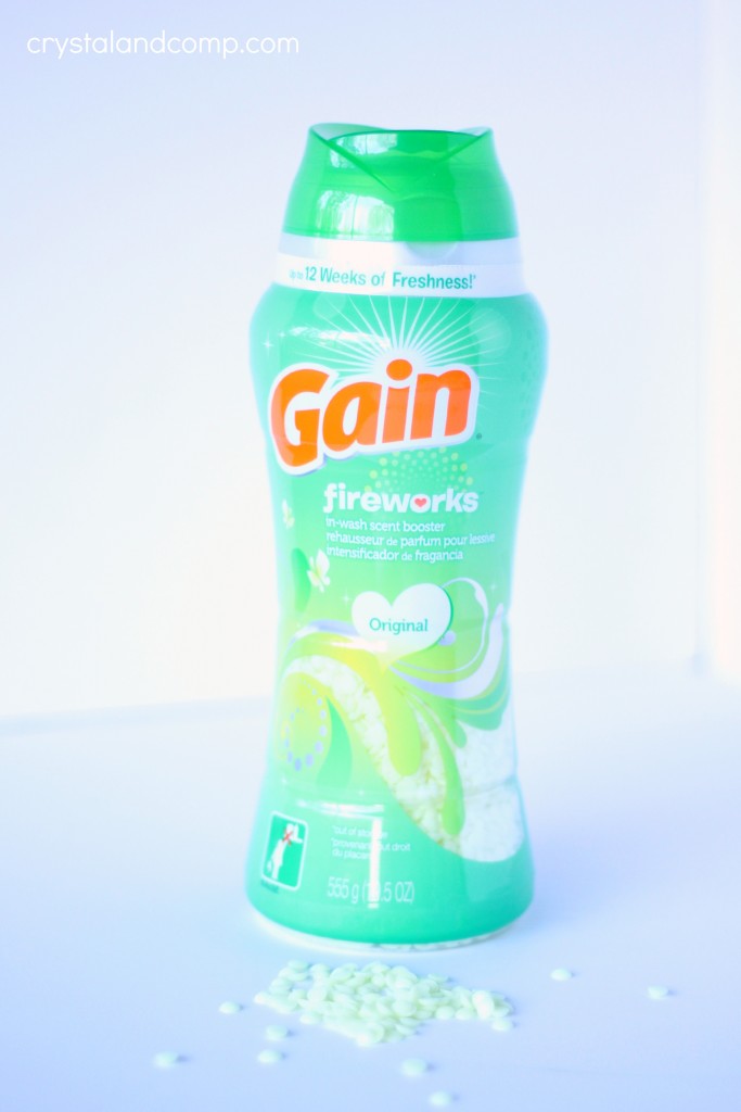 use Gain scent booster in your homemade laundry detergent