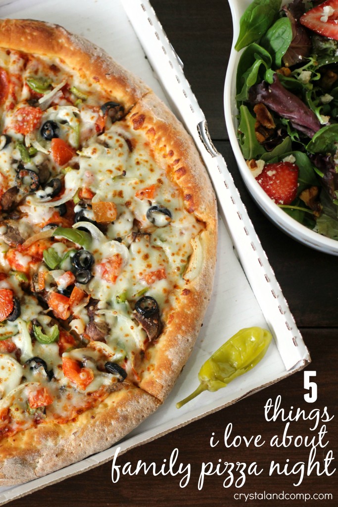 5 things i love about family pizza night