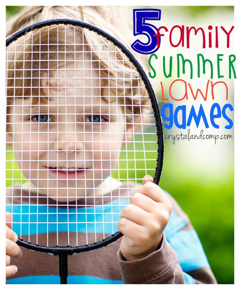 5 family summer lawn games