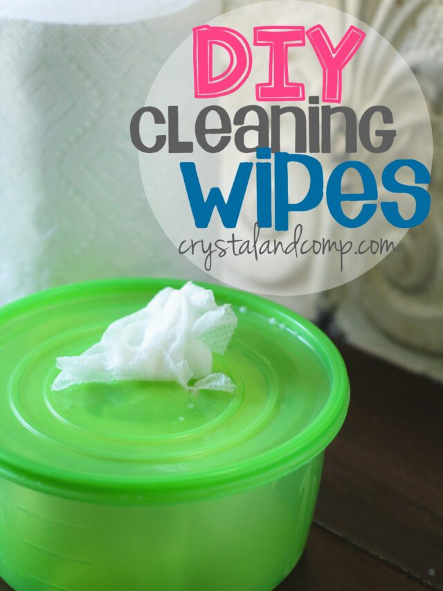 DIY Cleaning Wipes Story