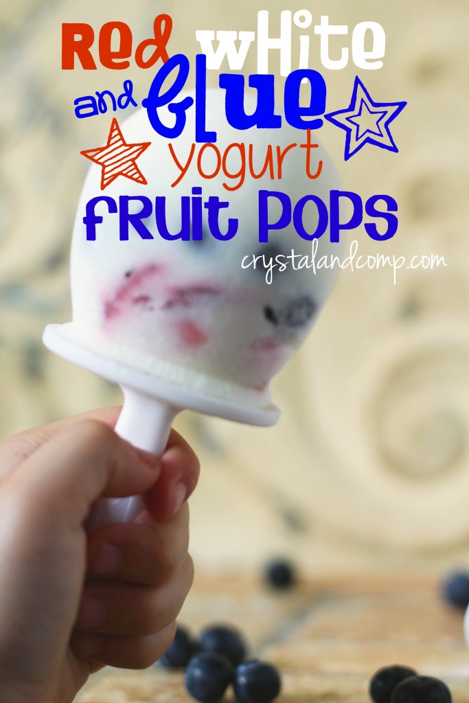 red white and blue yogurt fruit pops