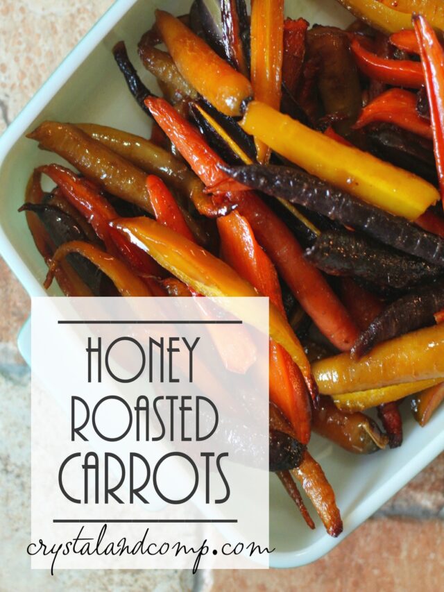 Honey Roasted Rainbow Carrots Story