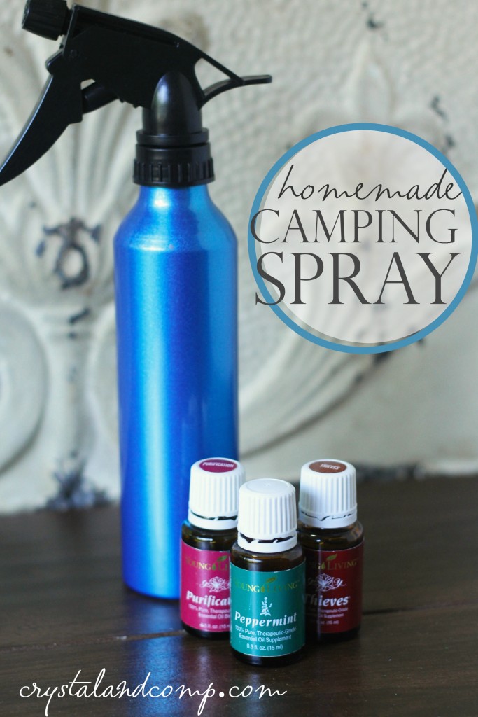 homemade camping spray using essential oils