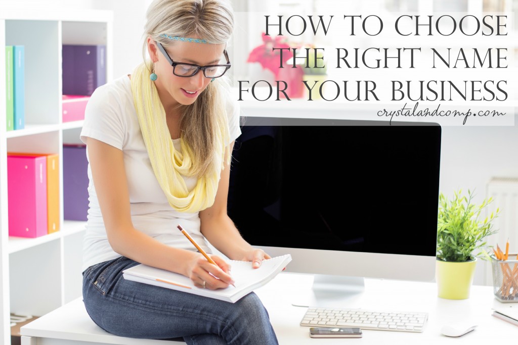 how to choose the right name for your business