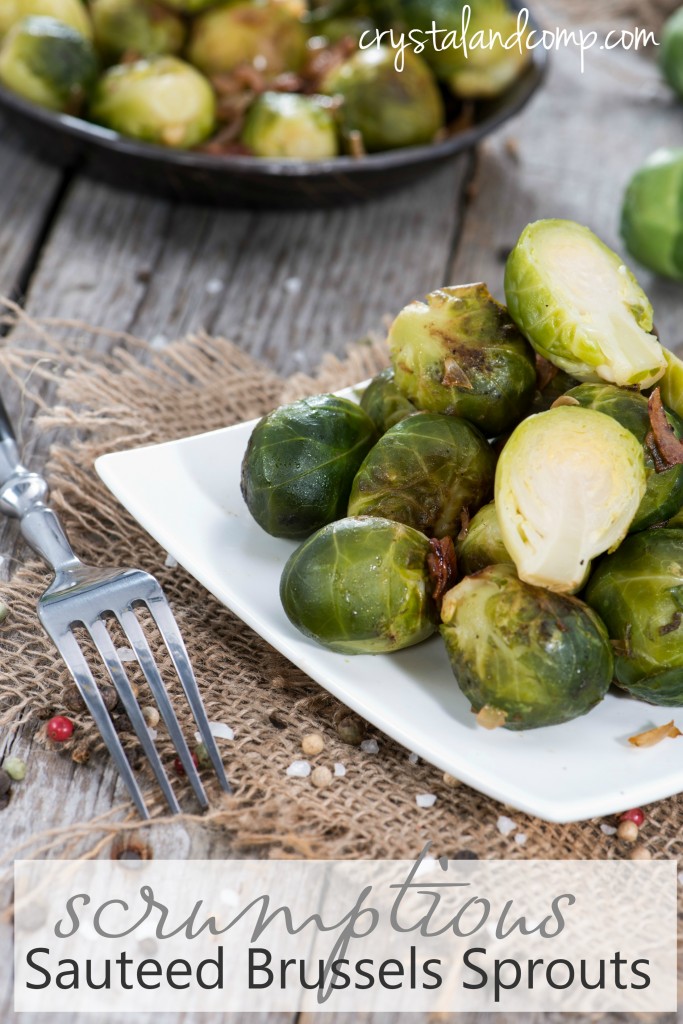sauteed Brussels sprouts