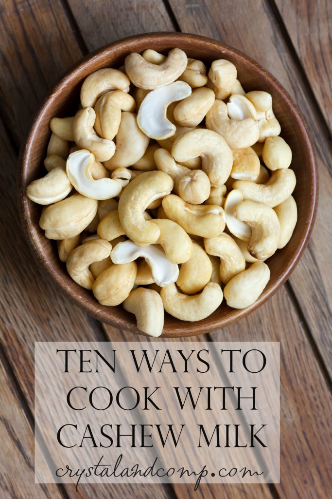 10 ways to cook with cashew milk