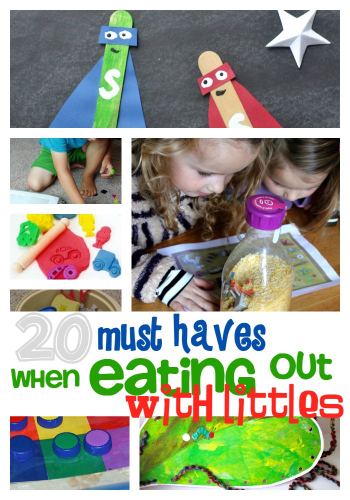 20 must haves eating out with kids