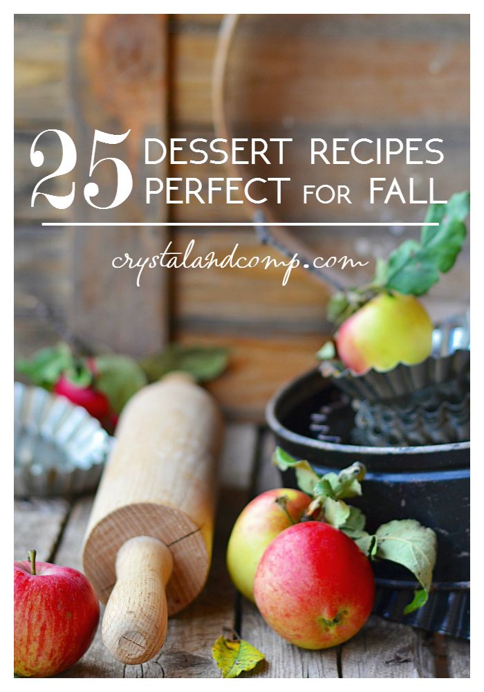 25 dessert recipes perfect for fall