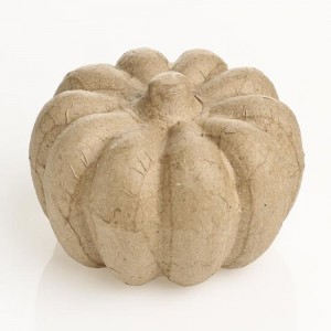 paper mache pumpkin