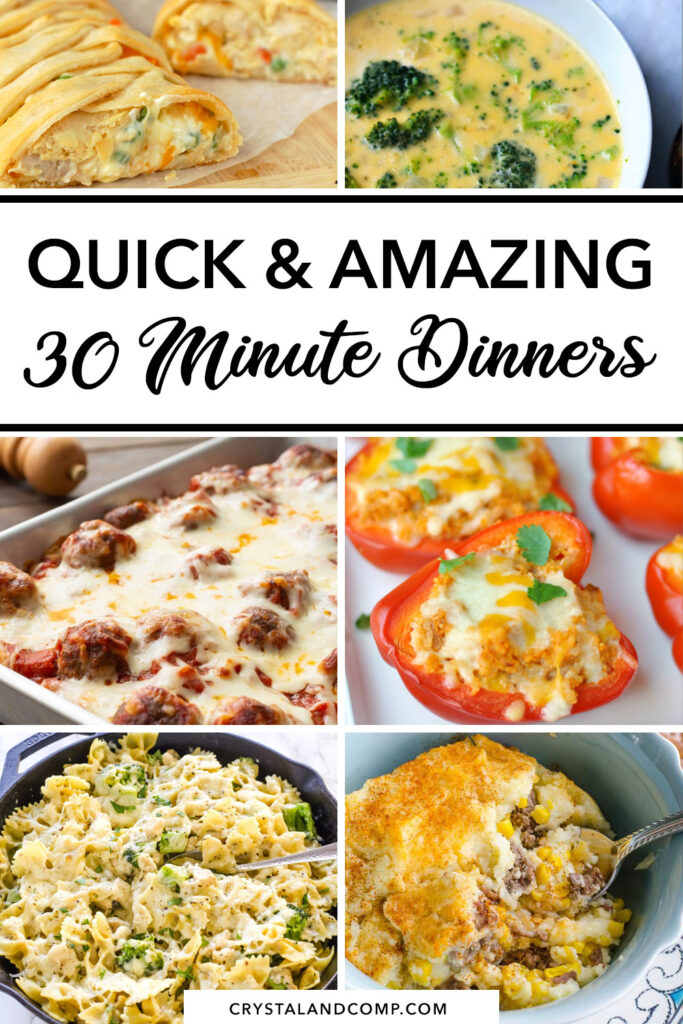 30-minute dinners