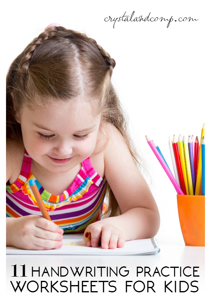 handwriting practice worksheets for preschoolers