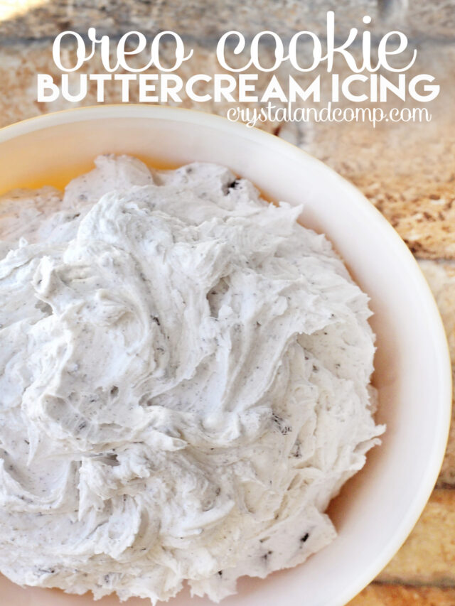 Easy Oreo Cookie Buttercream Icing Story
