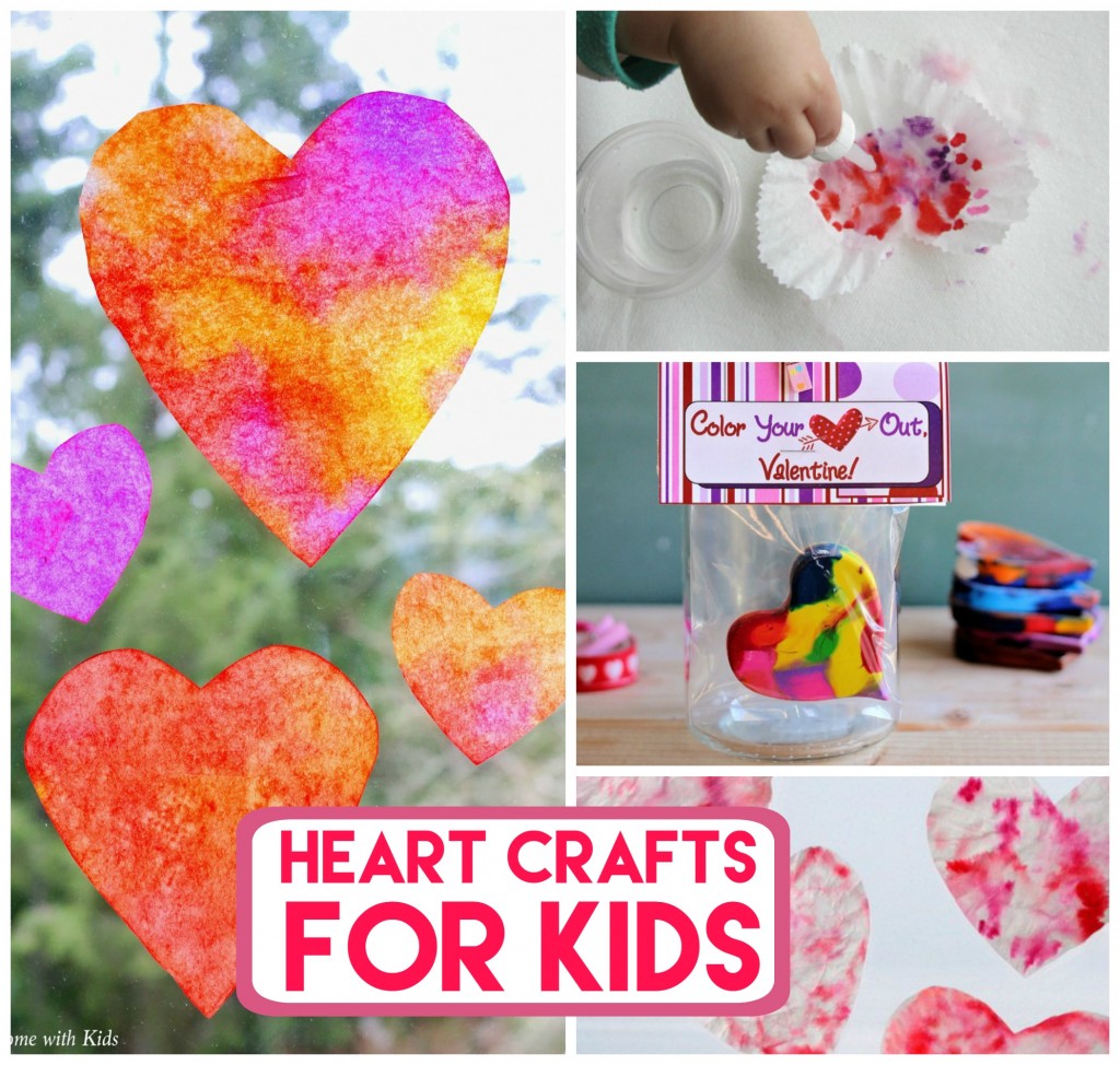 more heart crafts for kids