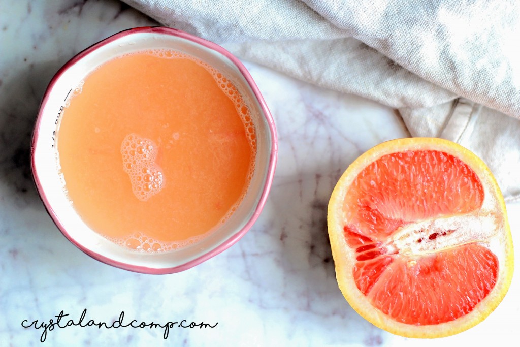 fresh squeezed grapefruit juice