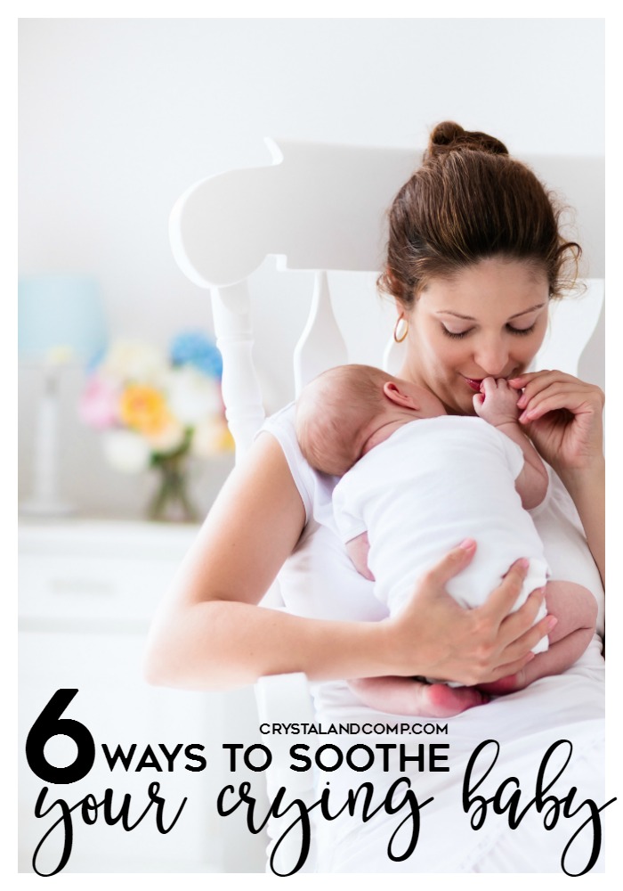 6 ways to soothe a crying baby