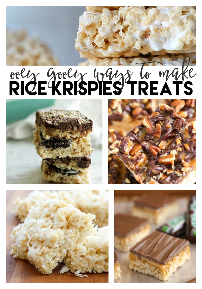 25 Ooey Gooey Ways to Make Rice Krispies Treats - CrystalandComp.com