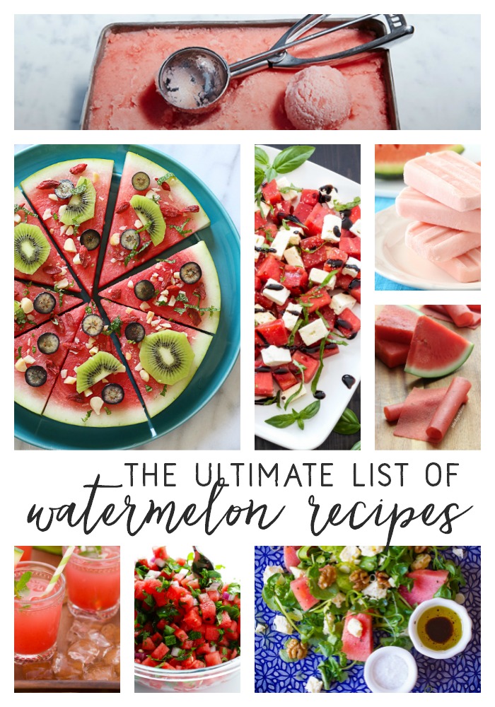 ultimate list of watermelon recipes
