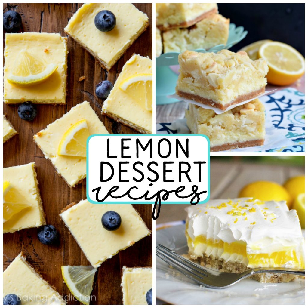 lemon dessert recipes