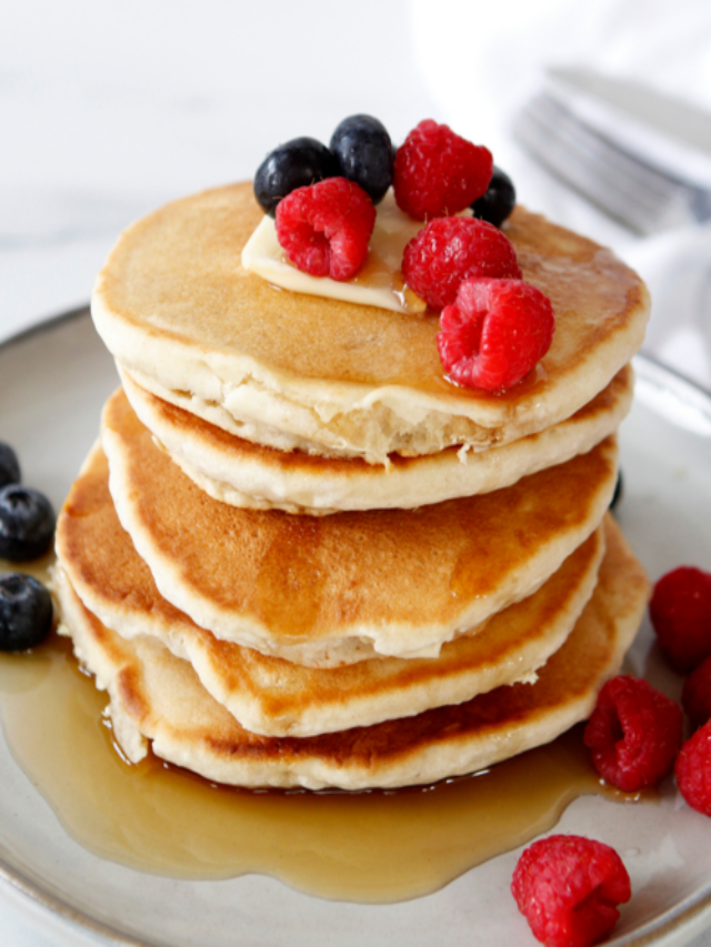 homemade buttermilk pancakes