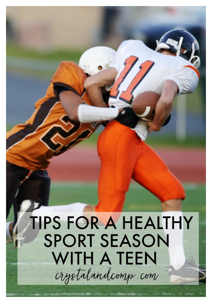 healthy sport season with a teen
