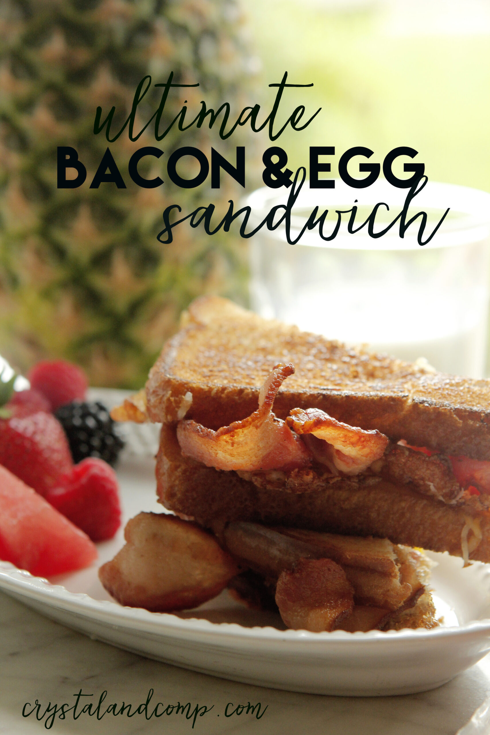 Ultimate Bacon and Egg Sandwich