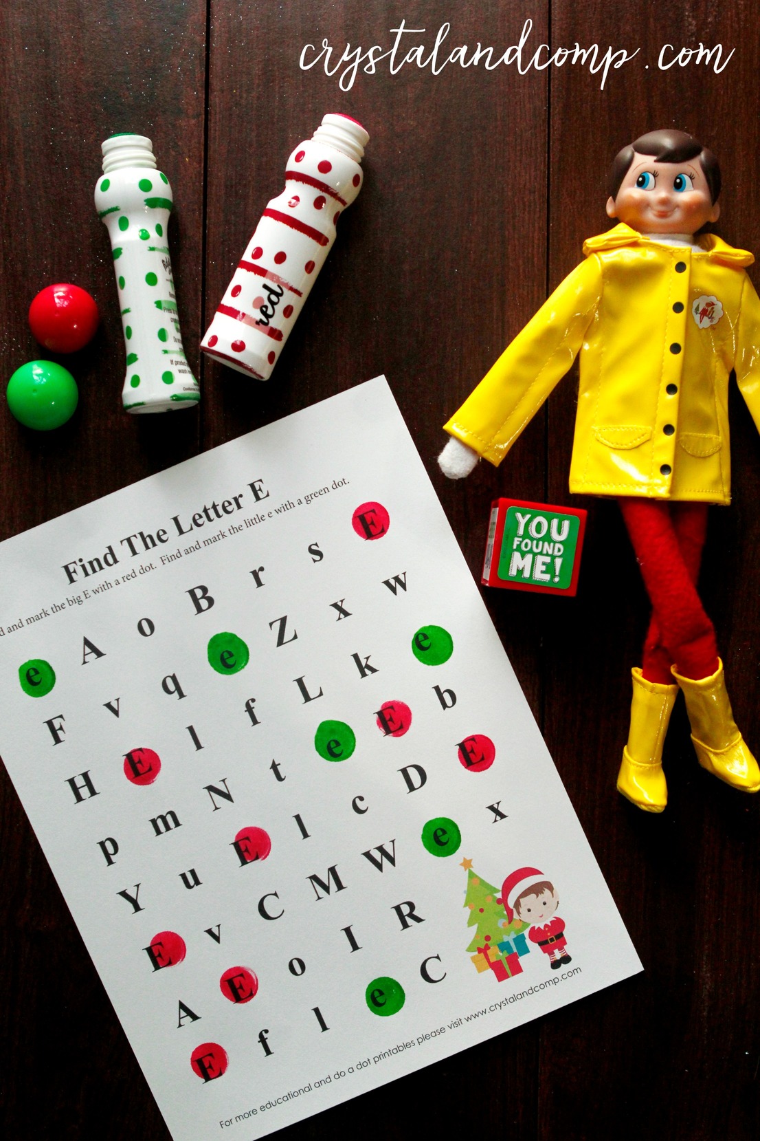 Elf Do a Dot Printables are Perfect for Building Fine Motor Skills