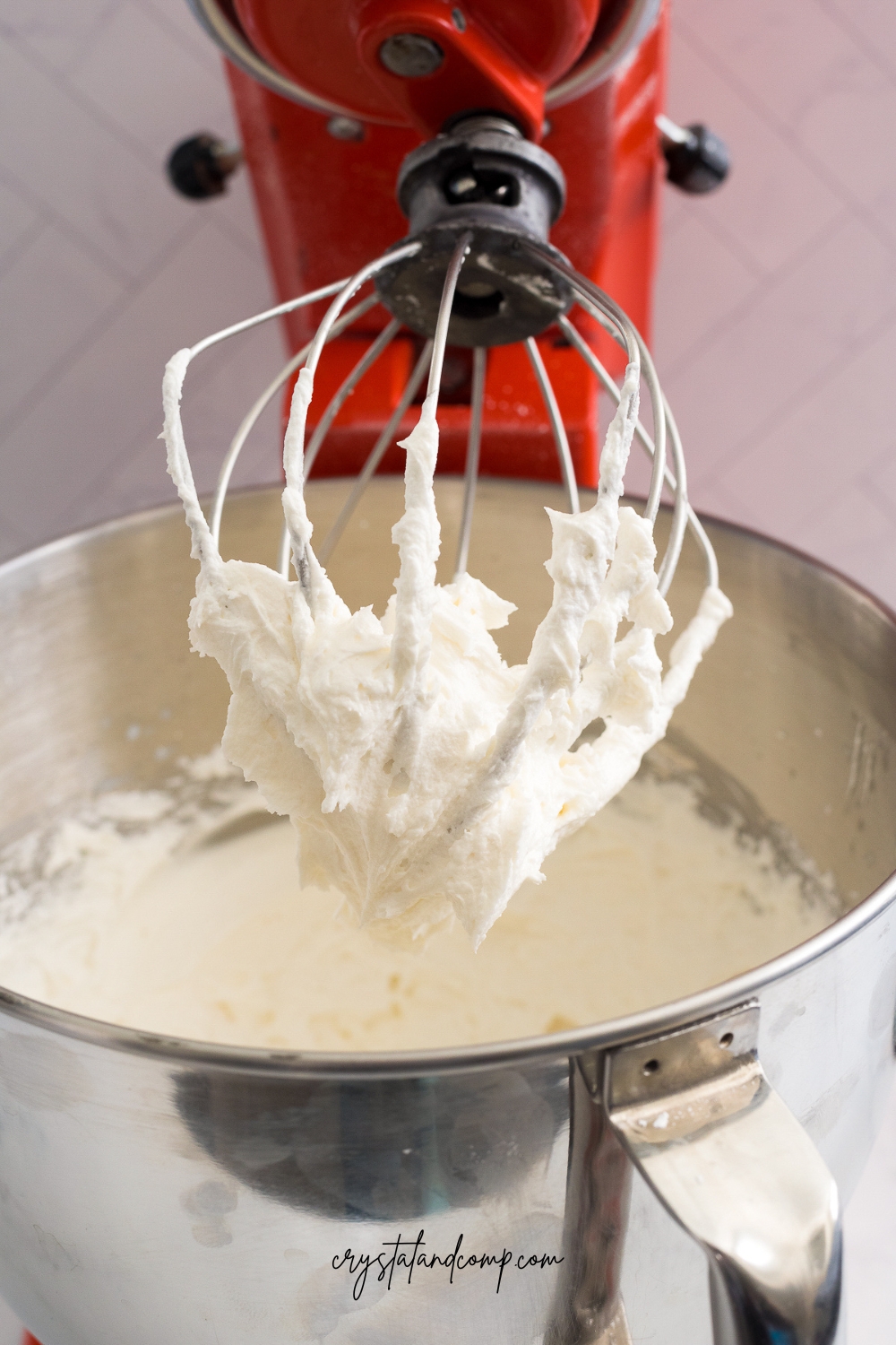 buttercream-icing-recipe in mixer