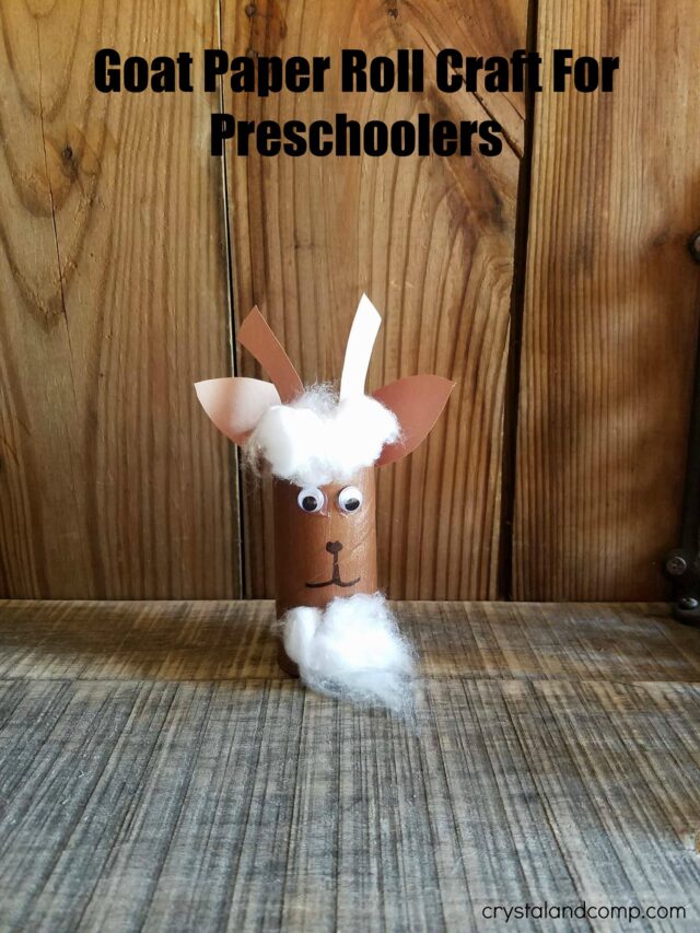 Letter G Goat Craft for Preschoolers